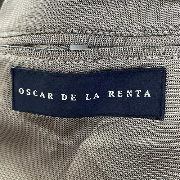 Oscar De La Renta Men's SZ 40R Lambswool Cashmere Sport Coat Blazer Jacket - Picture 4 of 8